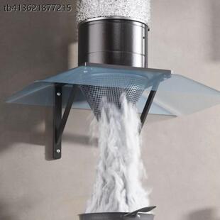 X农村大吸力吸油机厨房强力排风扇换气扇出租房抽风8寸抽油烟商用