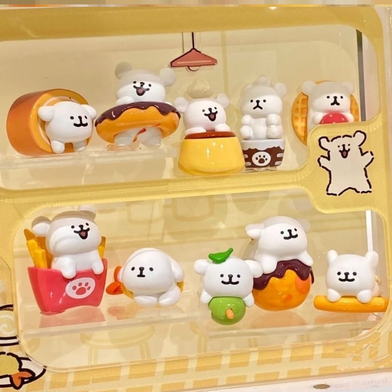 T线条小狗下午茶系列萌粒