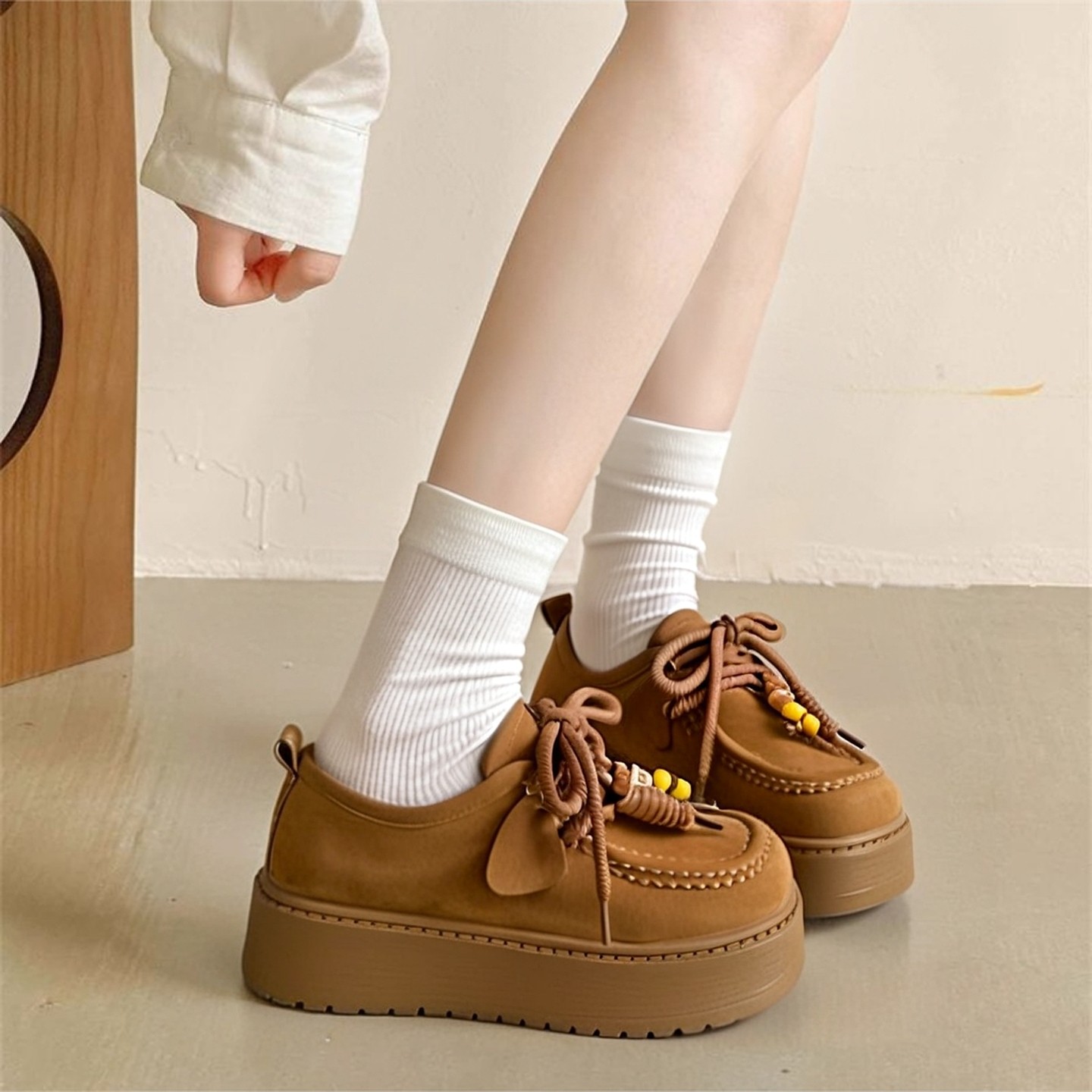 全包勃肯鞋女款绝美厚底增高2026春季新款复古休闲单鞋超好看鞋子,女鞋,勃肯鞋/软木鞋,淘宝优惠券,粉丝福利购,淘宝优惠卷