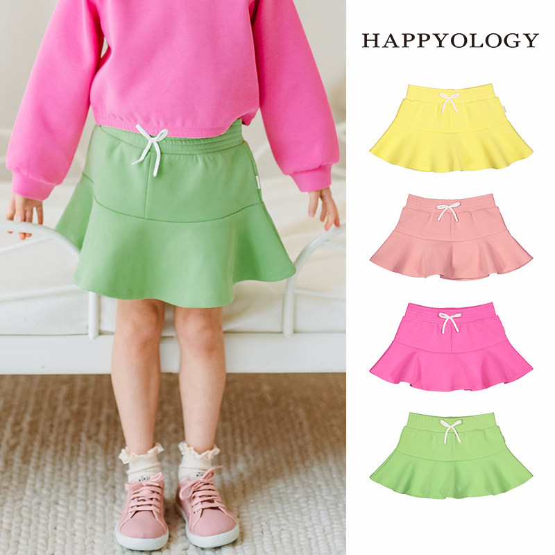 Happyology英国女童半身裙春季新款小女孩运动短裙儿童裙子裙裤