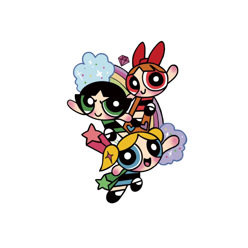 tutu飞天小女警二次元车贴