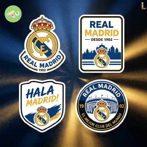 皇马队徽皇家马德里HALAMADRID