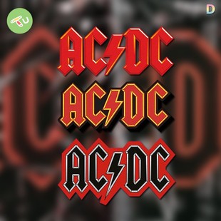 重金属乐队ACDC车贴Back in Black汽车摩托电动玻璃窗反光贴纸