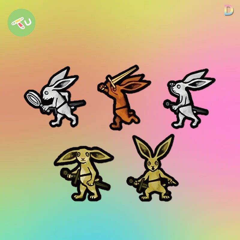 天国拯救2周边兔子图标三角窗