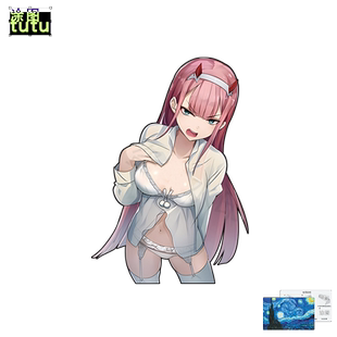 国家队02动漫二次元周边反光贴纸创意反光机箱划痕遮挡装饰贴画