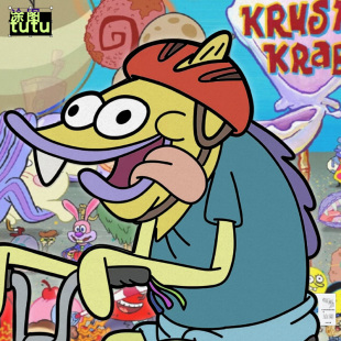 海绵宝宝比奇堡碌碌无为臭鱼路人鱼卡通动漫反光汽车贴纸遮挡车贴