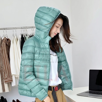 羽绒服女士2025新款短款轻薄加厚保暖修身韩版白鸭绒时尚外套