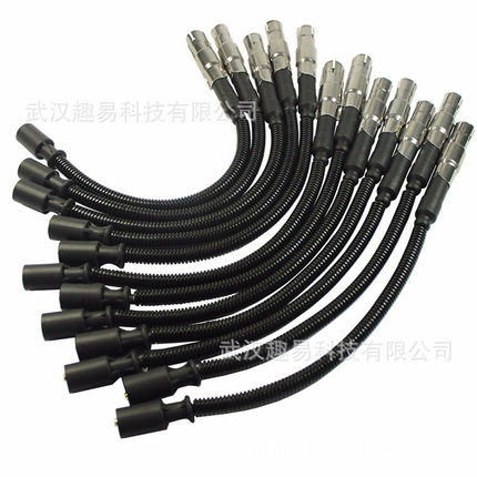 适用奔驰C级E级ML SLK 320 350的火花塞启动导线12件套1121500218