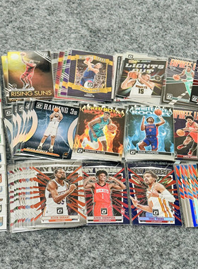 Optic特卡合集巨星新秀折射詹姆斯NBA球星卡帕尼尼Panini凑套收藏