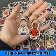 球星人偶钥匙扣科比詹姆斯库里球星卡通创意挂件背包挂饰圈钥匙环