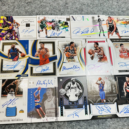 高端名宿签字卡签正版NBA球星卡