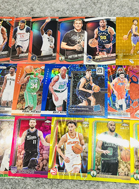 9元带编巨星新秀折射勇士绿军正版NBA球星卡帕尼尼Panini球迷收藏