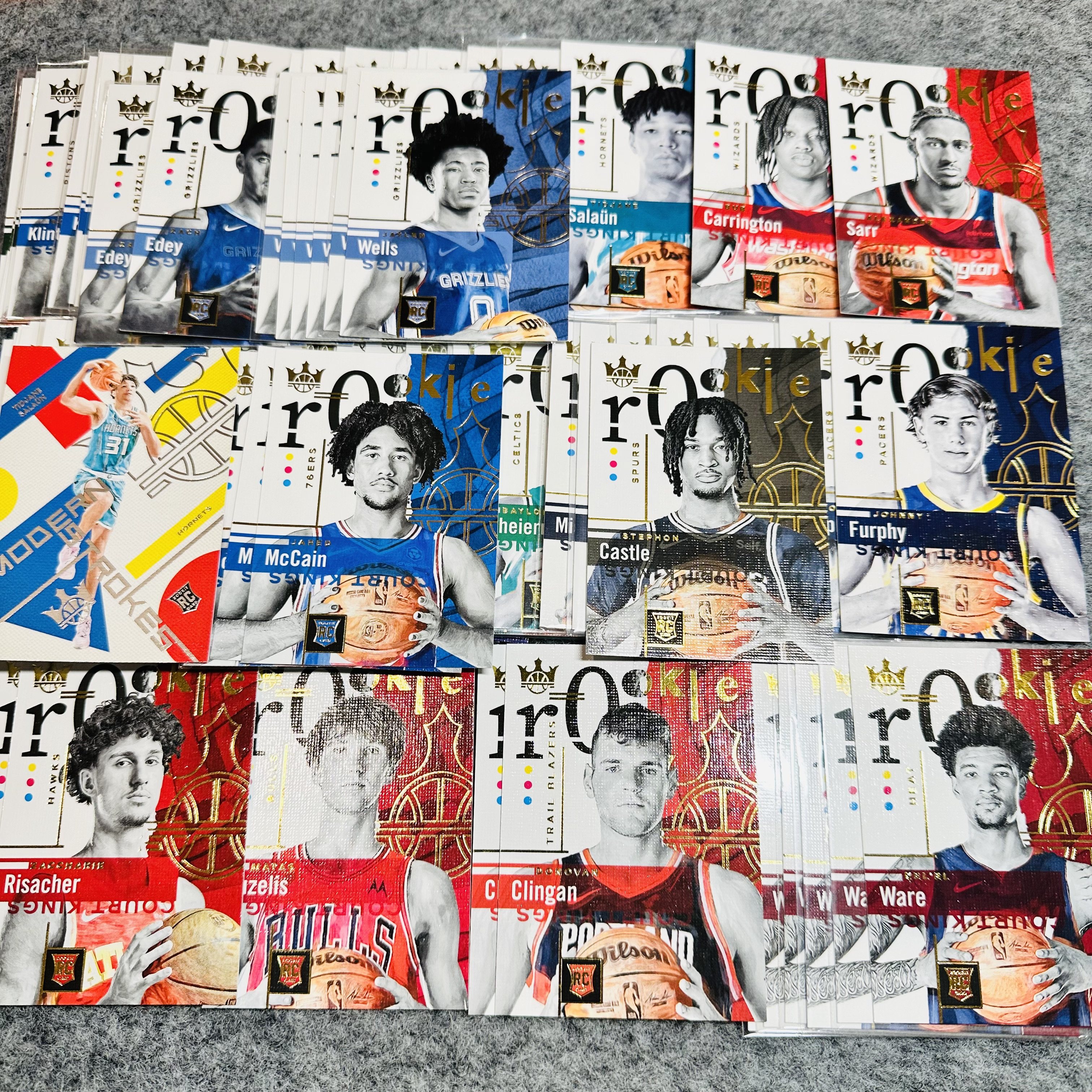 25油画新秀RC湖人马刺奇才灰熊牛 正版NBA球星卡帕尼尼Panini收藏