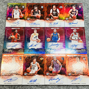 Hoops折射好人签字湖人船篮网NBA球星卡Panini帕尼尼球迷投资收藏