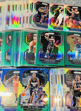 银折绿折射集21-22prizm名宿巨星 正版NBA球星卡帕尼尼Panini收藏