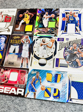 金州勇士patch物料库里嘴哥球衣卡正版NBA球星卡帕尼尼Panini收藏