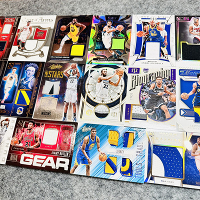 勇士patch物料球衣正版NBA球星卡