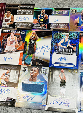 勇士签字专收新秀RPA好人折射卡签NBA球星卡Panini帕尼尼投资收藏