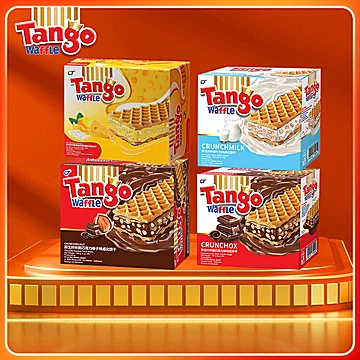 探戈咔咔脆印尼进口威化饼干160g*3