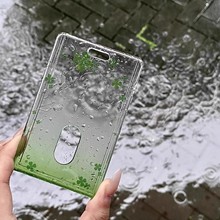 小红书同款四叶草御守亚克力卡套无属性3寸小卡拍立得收纳保护套