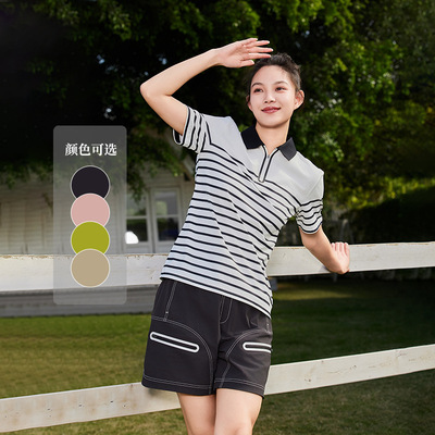 「轻奢裤装·山系机能」户外宽松运动短裤女撞色明线设计休闲裤