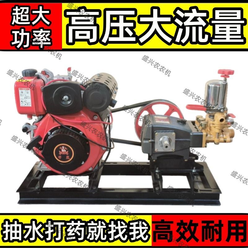 大功率柴油打药机新型高压喷雾器农用一体机超高压动力喷药灌溉
