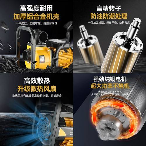 农用灌溉水泵大流量抽水泵2寸3寸4寸220V农业灌溉泵380V抽水机