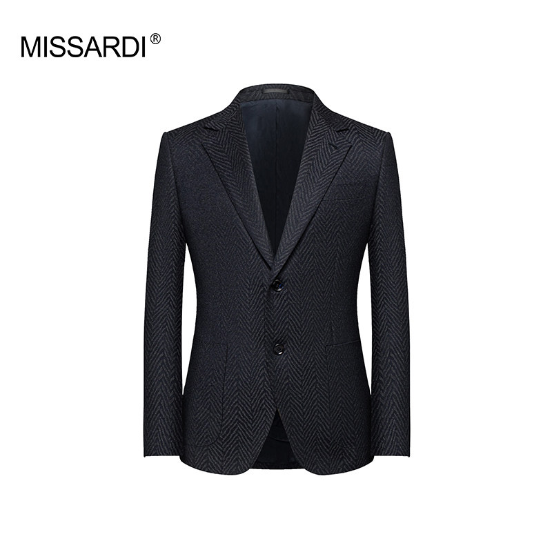 MISSARDI米纱迪 羽翼天成 男士修身羊毛时尚简约西服[可定制]