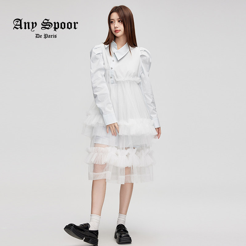 ANYSPOOR秋季法式甜美风连衣裙