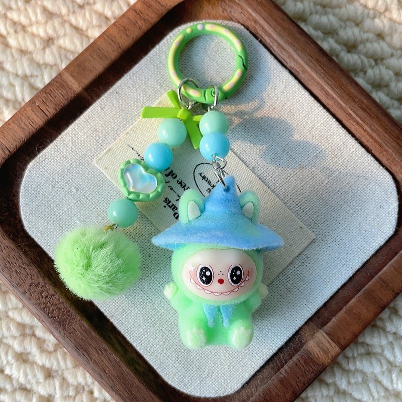 拉布布娃小挂件可爱学生少女钥匙扣包挂饰送闺蜜可爱少女心品萌粒