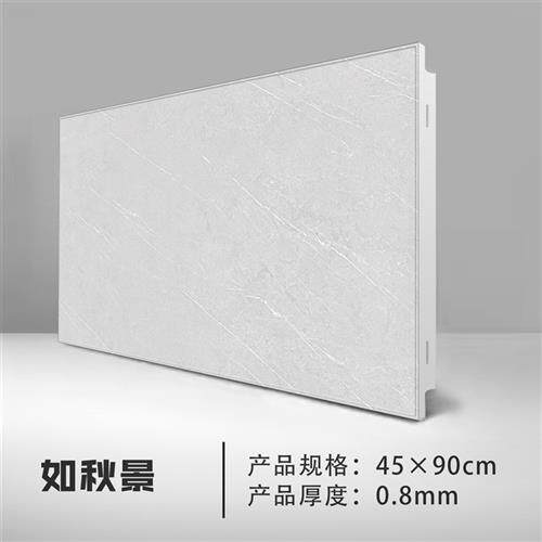 450×900集成吊顶铝扣板大板客厅二级吊顶蜂窝板效果全套材料自装