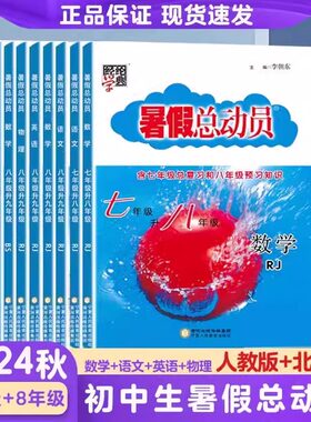 2024新暑假总动员七八九年级