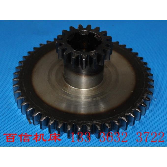 滕州ZX7550CW ZX6350C ZX6350D钻铣床双联齿轮配件6350钻铣床齿轮