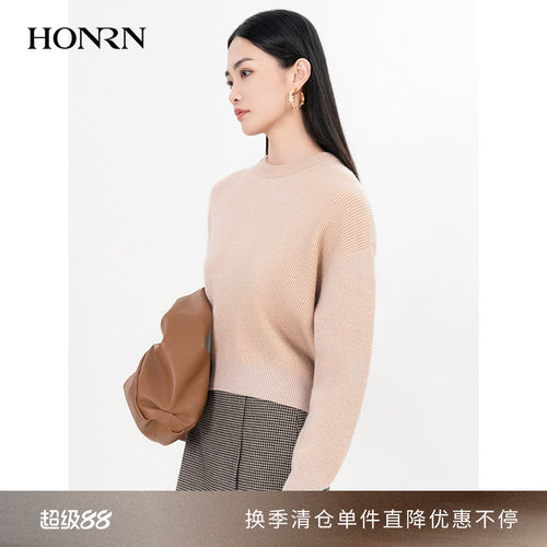 HONRN/红人羊毛针织衫上衣