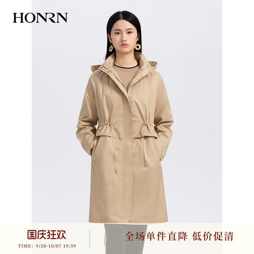 HONRN/红人中长款风衣外套
