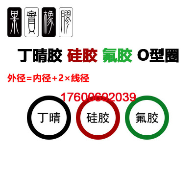 丁晴胶O型圈NBR密封件氟橡胶硅胶