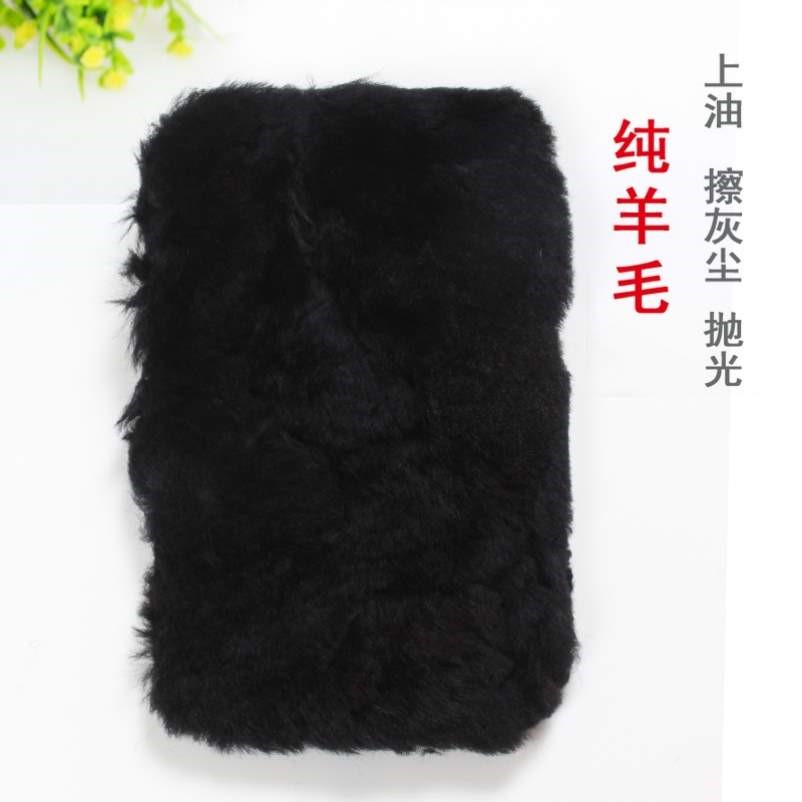纯羊毛皮具清洁护理高级绒抛光手套 鞋擦 擦鞋布擦鞋手套抛光布