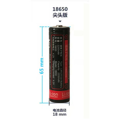 18650锂电池4.2v3.7V看戏机电池可充电2200唱戏半导体收音机6.5cm