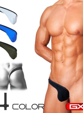 GX3人气绝版单边男丁字裤纯色创意性感时尚丁字