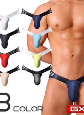 【断码捡漏GX3超感顺滑系列U凸大囊袋性感后空双丁男士内裤1条装