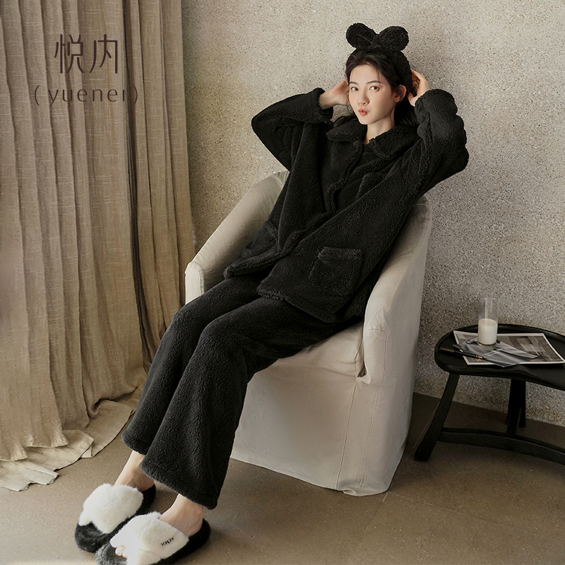 【商场同款】悦内女士珊瑚绒睡衣