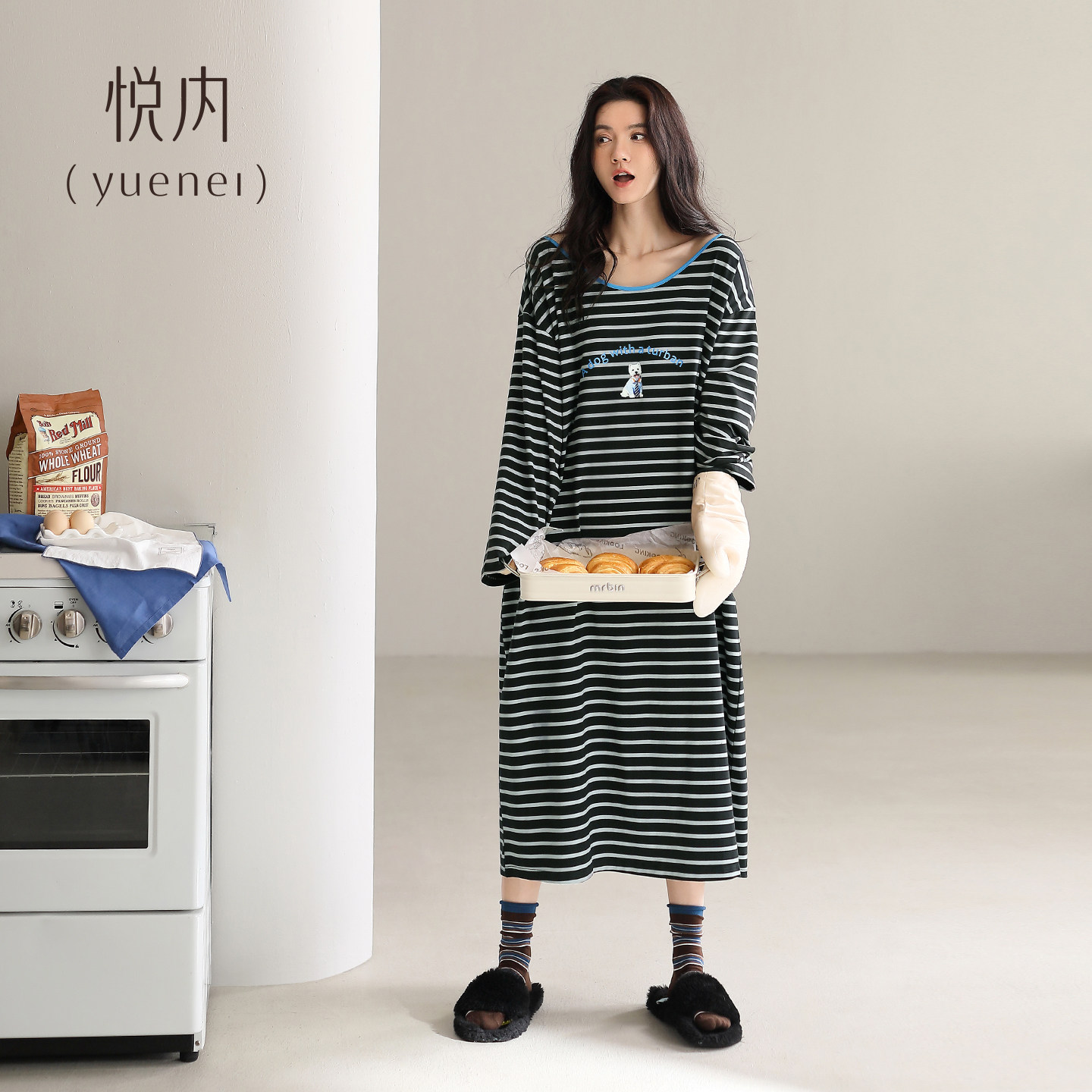 【商场同款】悦内女士纯棉睡衣图片