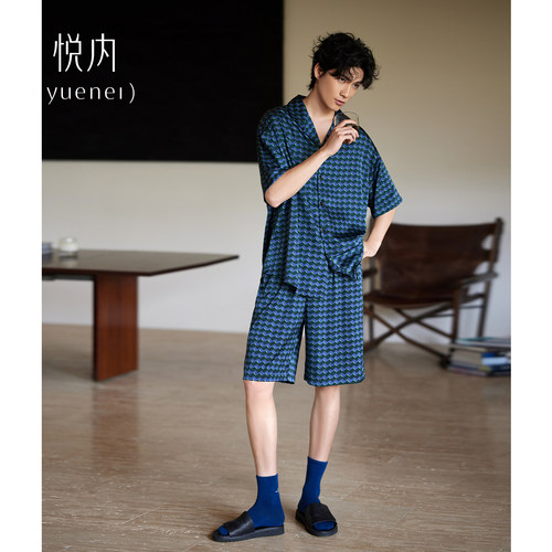 【商场同款】悦内男士丝绸睡衣