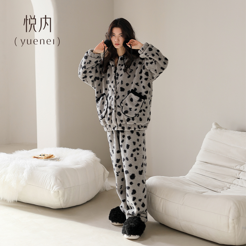 【商场同款】悦内女士法兰绒睡衣