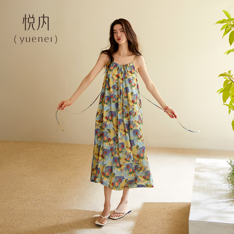 【商场同款】悦内女士丝绸睡裙