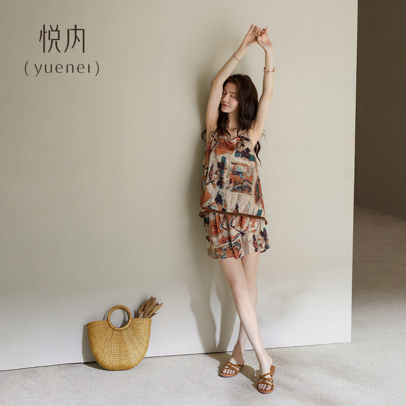 【商场同款】悦内女士丝绸睡衣