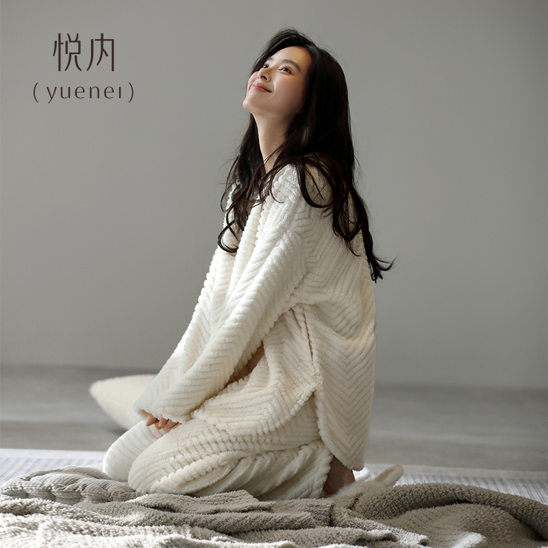 【商场同款】悦内女士法兰绒睡衣