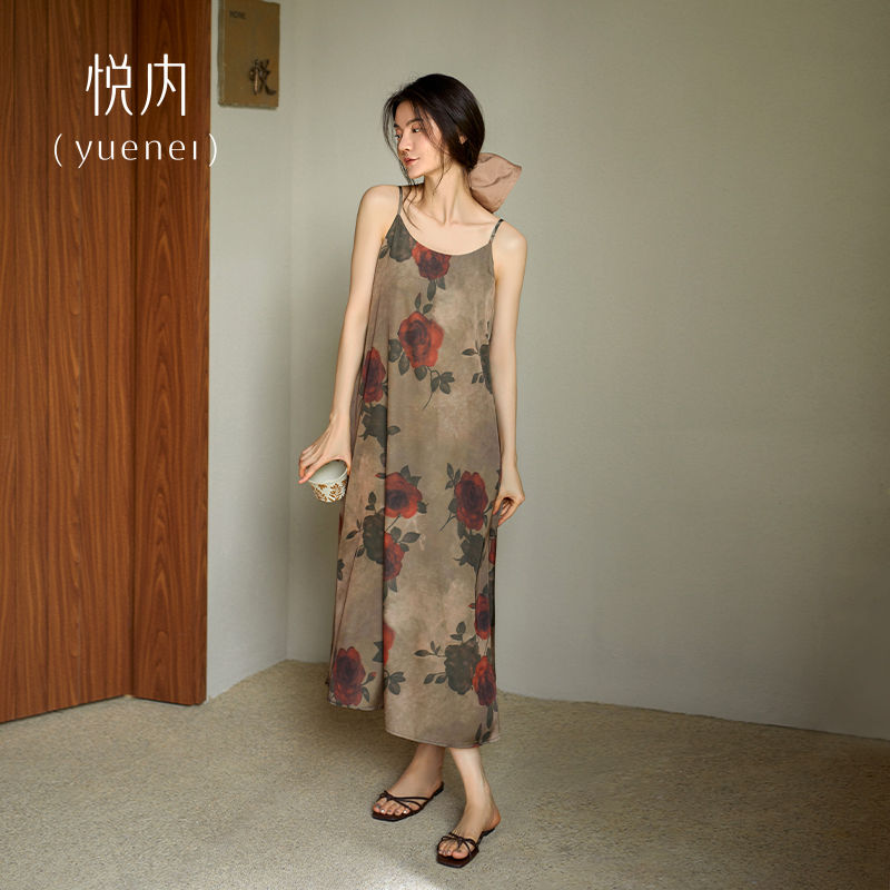 【商场同款】悦内女士丝绸睡裙