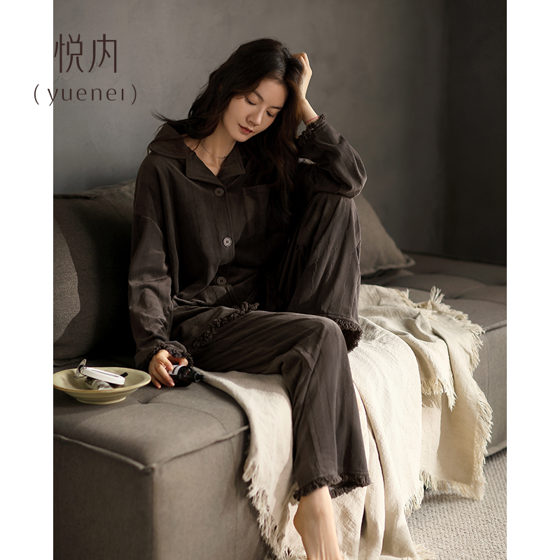 【商场同款】悦内女士海岛绒睡衣