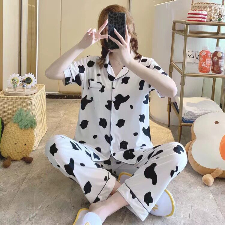 睡衣女ins夏季新款甜美简约学睡袍/浴袍